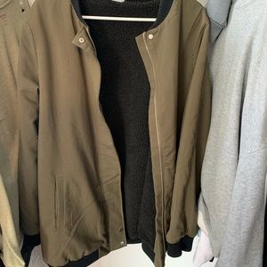 Long bomber jacket